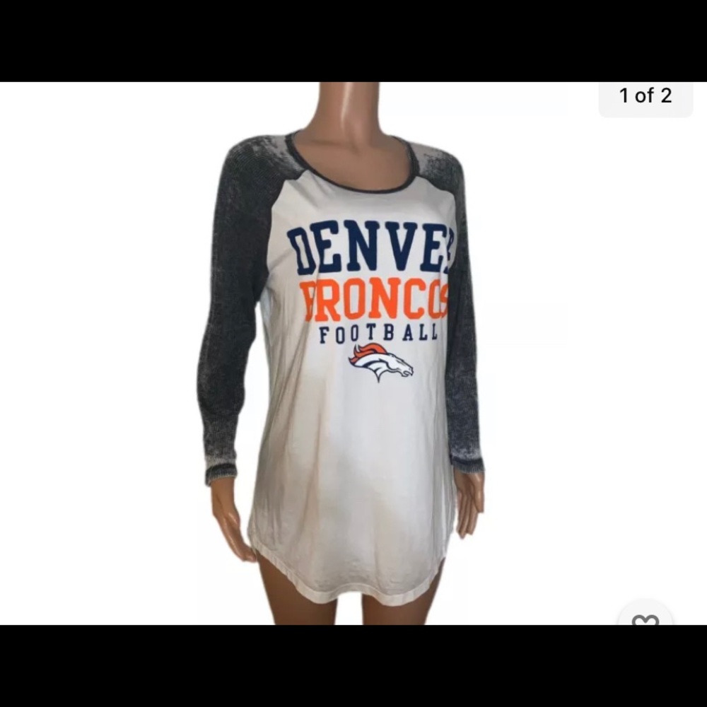 Nfl Denver Broncos Tie Die Jersey T-shirt Stretch